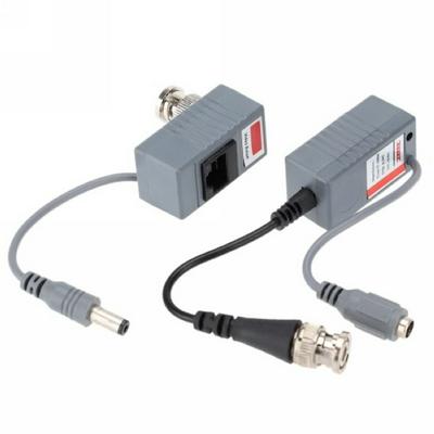 CCTV Camera Video Balun Transceiver BNC UTP RJ45 Video And Power Over CAT5/5E/6 Cable