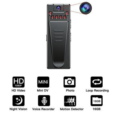 PY038 Waterproof Multi-Function HD 1080P Mini Camcorder Motion Sensor IR Night Vision Micro Cam Video Voice Audio Recorder Sport Secret Clip Pen Camera Support TF Card