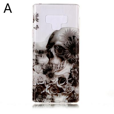 Colored Painting High Transparent Soft TPU Back Cover Case for Samsung Galaxy Note 9 