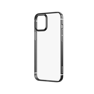 Baseus Shiny High Transparent Protective Shell Anti-fingerprint Anti-drop TPU Back Cover Phone Case for iPhone 12(6.1) 2020