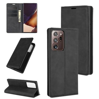 Pair Suck Left and Right Open Scratch Resistant PU Leather Phone Cover with Stand and Card Slots for Samsung Galaxy Note20 Ultra(4G version 5G version universal)