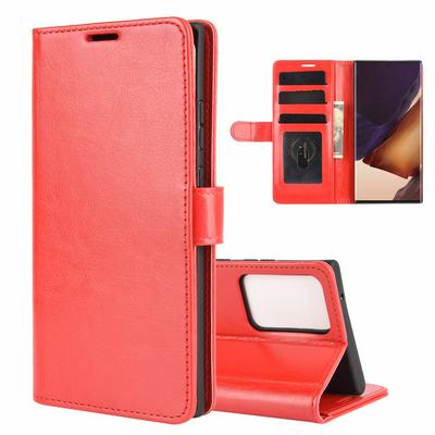 R64 Pattern Single Fold Edge Side Flip Shockproof PU Leather + Soft TPU Picture Frame Magnetic Buckle with Stand and Card Slots Wallet Case for Samsung Galaxy Note20 Ultra