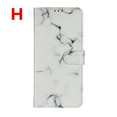 Colored Painting Shockproof Anti-Scratch Side Flip PU Leather + Soft TPU Card Slots with Magnetic Buckle and Stand Wallet Protective Case for Samsung Galaxy S20+