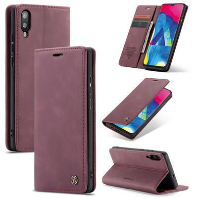 CaseMe 013 Series Card Holder Wallet with Stand Support and Magnetic Flip PU Leather + TPU Cover Case for Samsung Galaxy M10