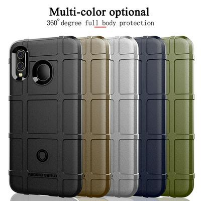 Anti-Fingerprint Anti-Slip Airbag Anti-Drop Heavy Armor Rugged Shield Matte TPU Back Cover Case for Samsung Galaxy A30 