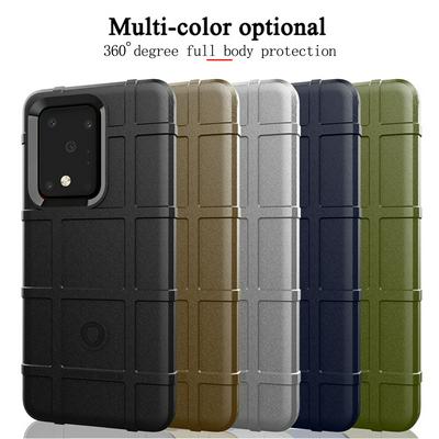 Anti-Fingerprint Anti-Slip Airbag Anti-Drop Heavy Armor Rugged Shield Matte TPU Back Cover Case for Samsung Galaxy S20 Ultra