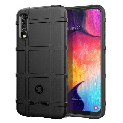 Anti-Fingerprint Anti-Slip Airbag Anti-Drop Heavy Armor Rugged Shield Matte TPU Back Cover Case for Samsung Galaxy A50
