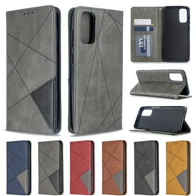 Diamond Pattern TPU + PU Leather Protective Cover Case with Picture Frame Wallet Card Holder Slot for Samsung Galaxy S11e 