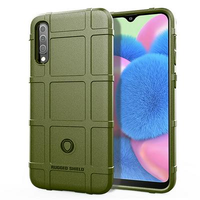 Anti-Fingerprint Anti-Slip Airbag Anti-Drop Heavy Armor Rugged Shield Matte TPU Back Cover Case for Samsung Galaxy A30s 