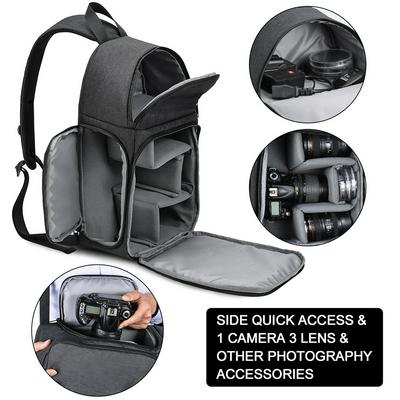 D15 Messenger Single Shoulder Camera Bag Multifunctional Open Cover Photography Backpack Outdoor Leisure SLR Camera Backpack