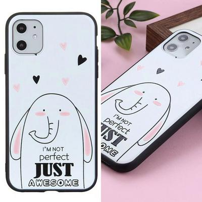 Colored Painting Happy Cat Bear Animal Pattern Soft TPU Back Cover Case for Apple iPhone 11 Pro Max(6.5) 