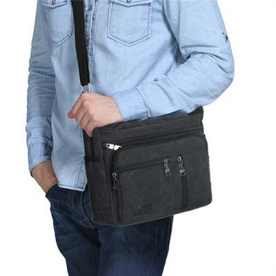 Canvas Crossbody Bag Casual Multifucntion Messenger Bag for Men
