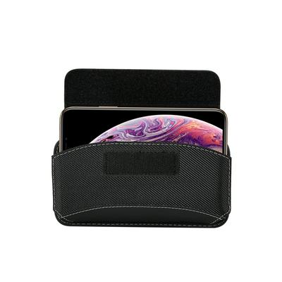 Oxford Cloth Belt Phone Holder Universal Flap Phone Pouch for iPhone Xs/Samsung Galaxy S10