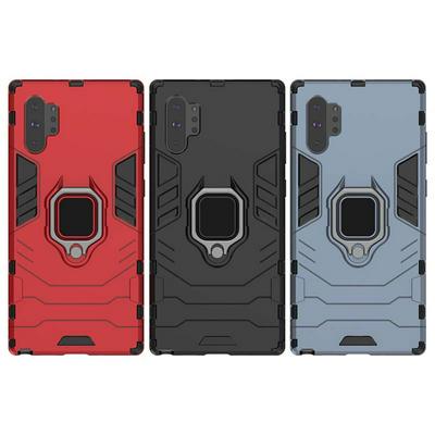 Cool Guard Ring Holder Kickstand PC+TPU Cell Case for Samsung Galaxy Note 10 PRO