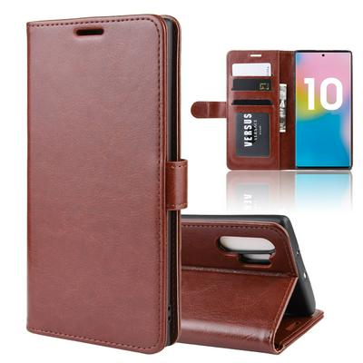 Dual-side Magnetic Buckle Horizontal Flip Leather Case Card Slots Wallet Photo Frame Phoen Case Cover for Samsung note 10 Pro with Phone Holder