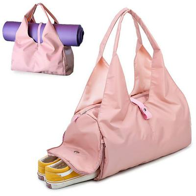 Fashionable Sports Gym Bag, Travel Duffel Bag with Wet Shoes Compartment 