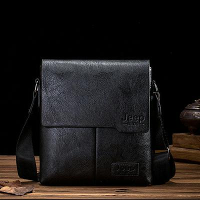 PU Leather Business Shoulder Messenger Bag Briefcase for Men
