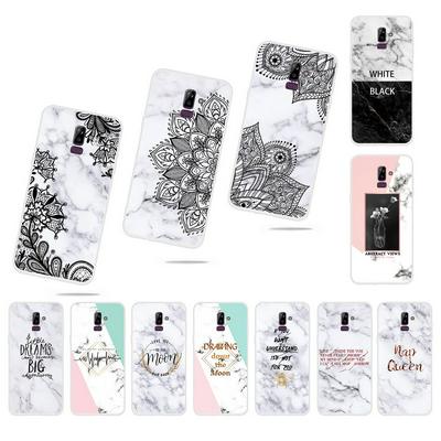 Marble Pattern Soft TPU Back Cover Case for Samsung Galaxy J8 2018 