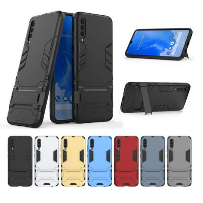 Armor 2 in 1 Detachable Anti-Scratch Hard PC + Soft TPU with Stand Protective Case for Samsung Galaxy M10
