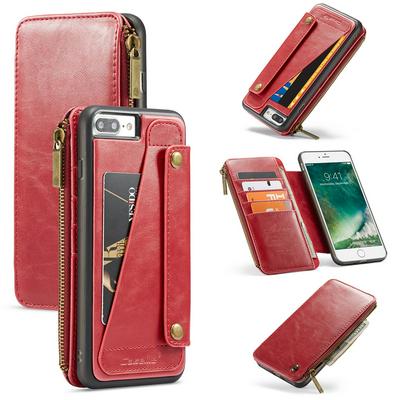 CaseMe 011 Series Card Holder Wallet Style with Stand and Magnetic Flip PU Leather + Detachable TPU Cover Case for iPhone 7 Plus / 8 Plus