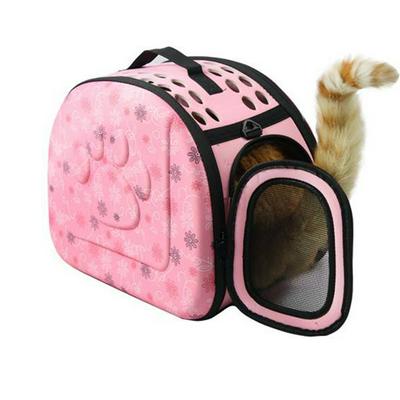Dog Cat Bag Outdoor Portable Pet Single Shoulder Bag Space Aviation EVA Pet Folding Cage