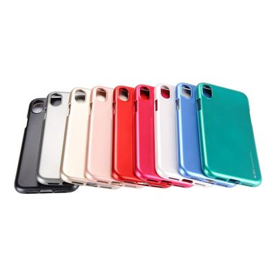 Mercury Goospery I Jelly Series Glitter Power Solid Color Soft TPU Back Cover Protective Case for iPhone XR 6.1