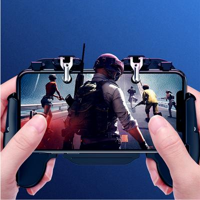 H5.0 PUBG Mobile Gamepad Joystick Metal L1 R1 Trigger Game Shooter PlayerUnknown's Battlegrounds Controller for iPhone Android Phone Mobile Gaming Gamepad
