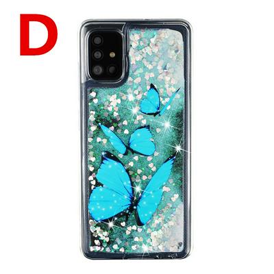 Quicksand Fashion Pattern Shockproof Scratch Resistant Soft TPU Back Cover Phone Case for Samsung Galaxy A71