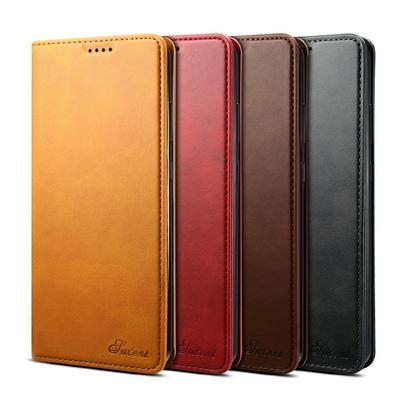 Retro Simple Little Calf Pattern Magnetic Attraction Side Flip Shockproof PU Leather + Soft TPU with Card Slots and Stand Protective Case for Samsung Galaxy S20 Ultra