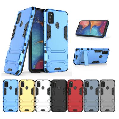 Iron Man 3 in 1 Detachable Design Shockproof Hard PC + Soft TPU with Kickstand Back Cover Case for Samsung Galaxy M30s