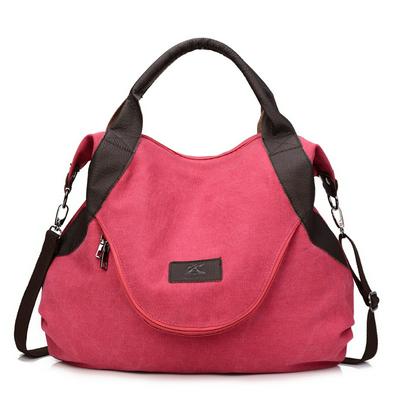 Women's Retro Handbag Large Capacity Casual Canvas Bag