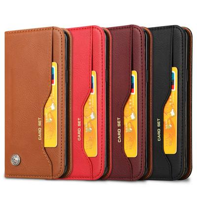 For Samsung Galaxy S9 Classic Knead Skin Pattern Magnetic Closure Flip Leather Case with Card Slot