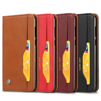For Xiaomi Mi 8 Lite / Mi 8 Youth (Mi 8X) Classic Knead Skin Pattern Magnetic Closure Flip Leather Case with Card Slot