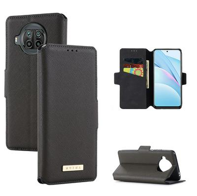 For Xiaomi Mi 10T Lite 5G Cross Grain Oil Edge Dual-layer Shockproof Flip Leather Case with Card Slot & Stand Function