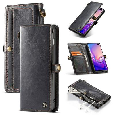 For Samsung Galaxy S10+ / S10 Plus Qin Series Multifunctional Detachable Wallet Type Flip Leather Case with Card Slots