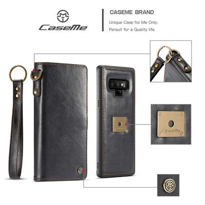 For Samsung Galaxy Note 9 Qin Series Multifunctional Detachable Wallet Type Flip Leather Case with Card Slots