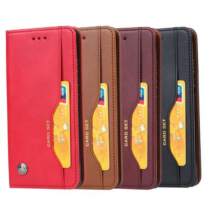 For Huawei P30 Pro Classic Knead Skin Pattern Magnetic Closure Flip Leather Case with Card Slot