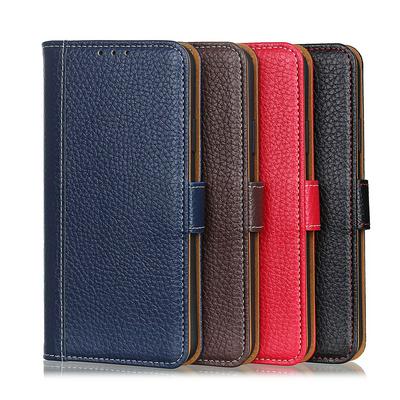 For Honor 10X Lite Contrast Lychee Pattern Scratch Resistant Wallet Leather Case with Card Slot & Stand Function