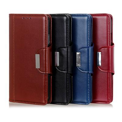 For Honor 10X Lite Iron Buckle Pearl Pattern Scratch Resistant Wallet Leather Case with Card Slot & Stand Function