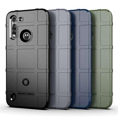 For Motorola Moto G8 Power Lite Shield Protective Series Military-grade Anti-fall Shockproof Soft TPU Back Cover Case