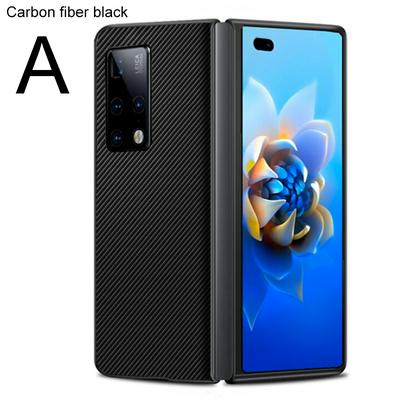 For Huawei Mate X2 Business Style Scratch Resistant Clamshell Genuine Leather Protective Case