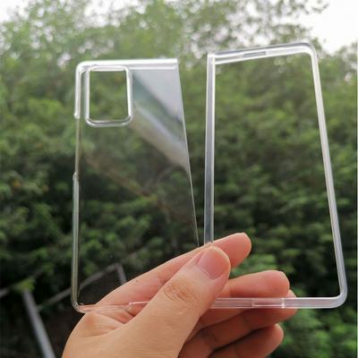 For Huawei Mate X2 Transparent Folding Phone Protective Case Laminated Hard PC Shell