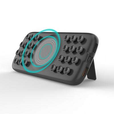 Portable Phone Holder Stand 10w Suction Cup Wireless Power Bank 10000mAh 20wPD Fast Charging Universal Mobile Power 