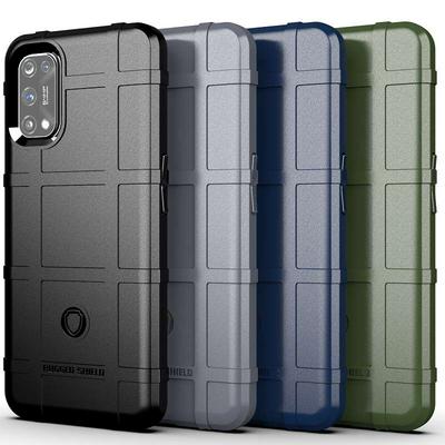 For OPPO Realme 7 Pro Shield Protective Series Military-grade Anti-fall Shockproof Soft TPU Back Cover Case