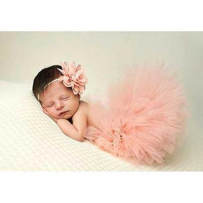 Photographic Clothing Newborn 100-day Baby Photography Clothing Photo Cloth Studio Tutu Skirt + Hair Band