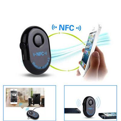 Wireless Bluetooth 4.0 Stereo 3.5mm NFC A2DP Audio Music Receiver Adapter