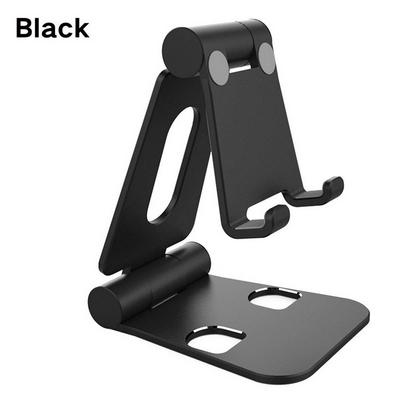 Universal Anti-Slip Desktop Holder Tablet Stand Any Angle Adjustable Support Dock for iPad 9.7 2017 2018 iPhone XI 8 Plus - Black