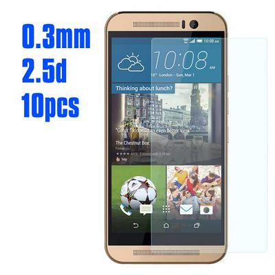 No Package 10Pcs 2.5D 0.3mm Premium Tempered Glass Screen Protector for HTC One M9