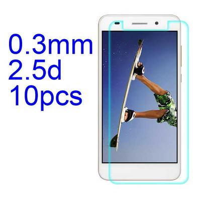 10Pcs 0.3mm 2.5D AGC Material Tempered Glass with Toyo Glue Electroplating Fingerprint Coating Screen Protector for Huawei Honor 5A / Y6II