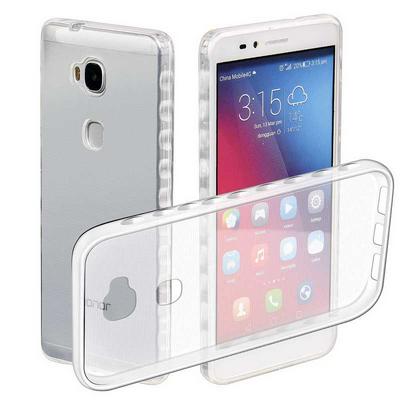 Anti Slide Ultra Thin Transparent Soft TPU Back Cover Case for Huawei Honor 5X - Transparent